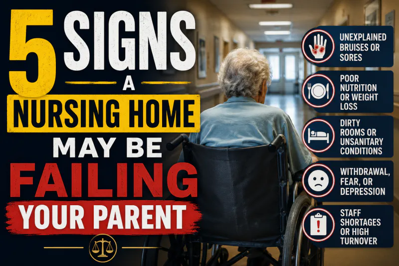 Concerned older nursing home resident